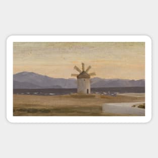 The Mountains of Asia Minor, from Rhodes by Frederic Leighton Magnet